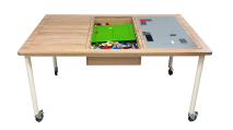 Legotafel met stalen onderstel  Tangara Groothandel voor Kinderopvang inrichtingen1